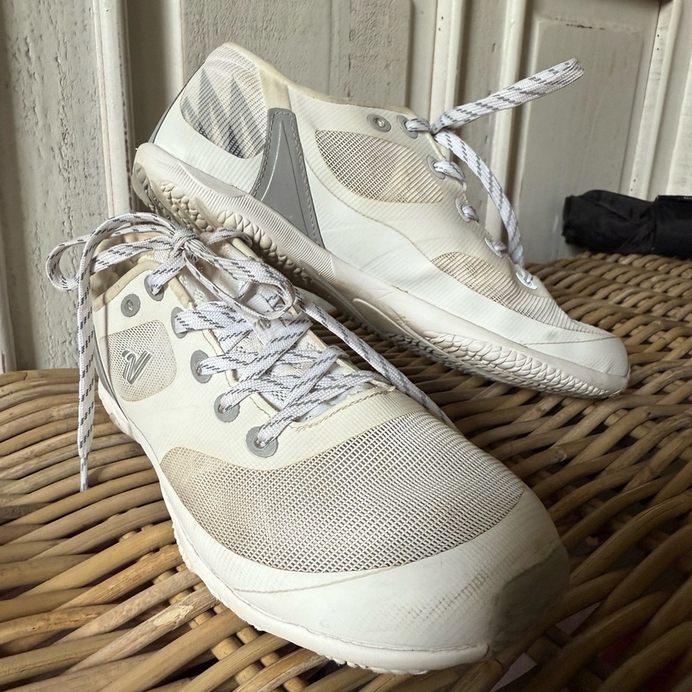 Varsity white cheer shoes